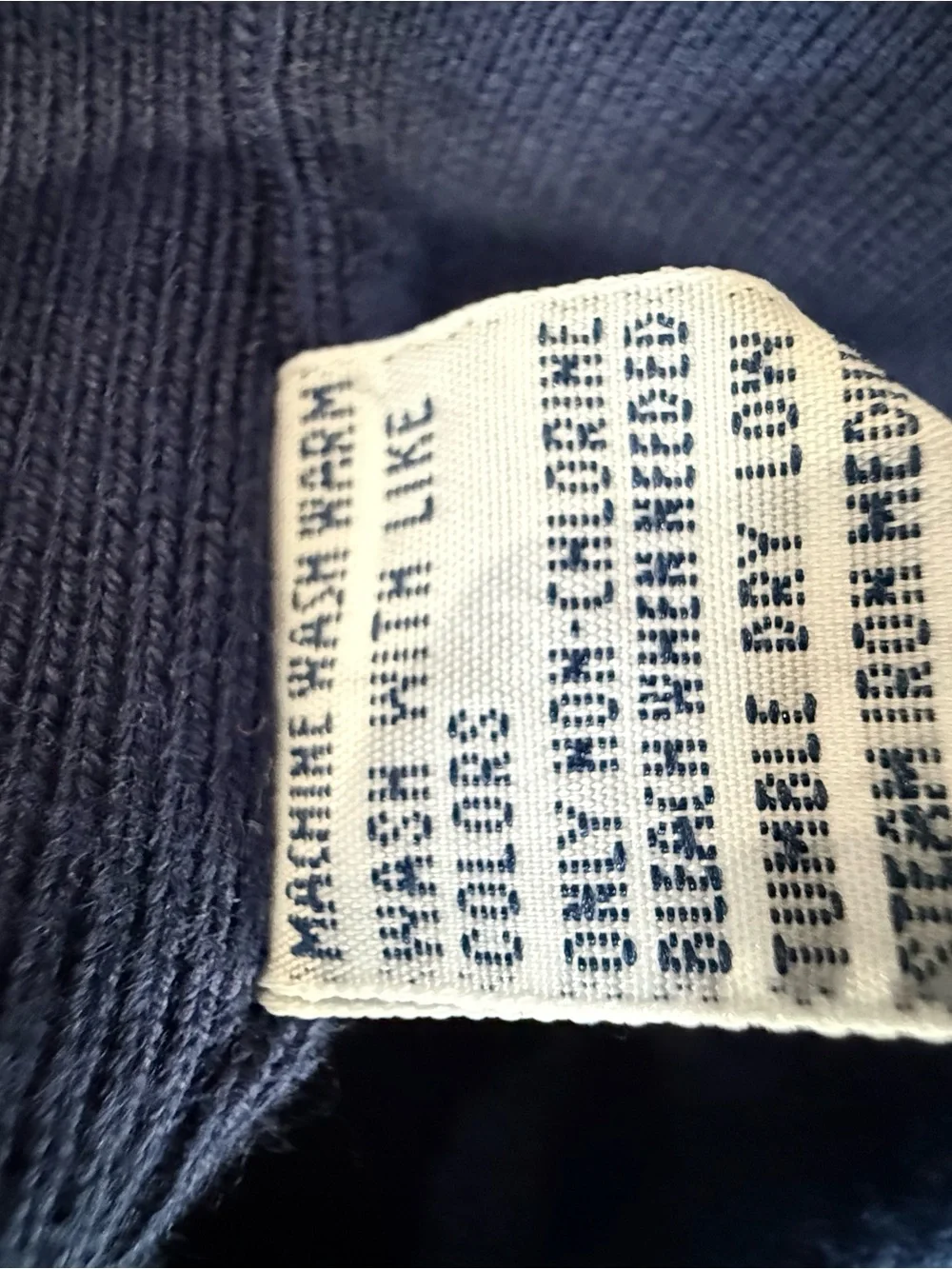 Polo by Ralph Lauren Navy Crewneck Sweatshirt with Red Pony Embroidery